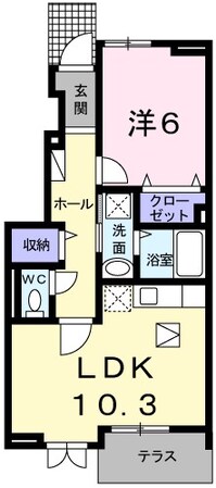 サンリット・ベルＤの物件間取画像